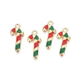 Rack Plating Alloy Enamel Pendants