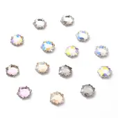 K9 Faceted Glass Rhinestone Cabochons