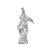 Brass Micro Pave Cubic Zirconia Pendants