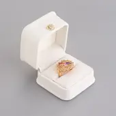 PU Leather Ring Gift Boxes