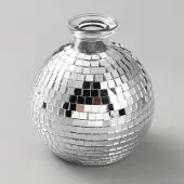 Glass Disco Ball Vase Ornaments
