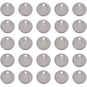 150 pcs 304 Stainless Steel Stamping Tag Pendants for Bracelet Earring Pendant Charms
