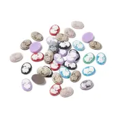 Cameos Opaque Resin Cabochons