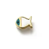 Brass Enamel Beads