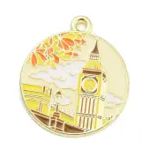 Alloy Enamel Pendants