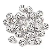 Printed Wooden Beads