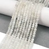 Natural White Moonstone Beads Strands