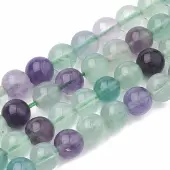 Natural Fluorite Beads Strands