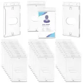 Rectangle Plastic ID Holder Cover