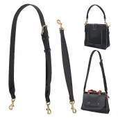 2Pcs 2 Style Cowhide Leather Bag Handles