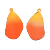 Spray Painted Iron Pendants