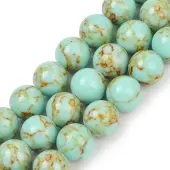 Synthetic Turquoise Beads Strands
