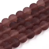 Transparent Glass Beads Strands