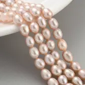 Natural Cultured Freshwater Pearl Beads Strands