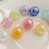 UV Plating Iridescent Acrylic Beads