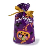 50Pcs Rectangle Halloween Candy Plastic Bags