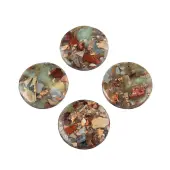Synthetic Aqua Terra Jasper Pendants
