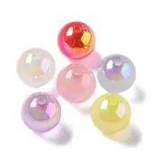 UV Plating Iridescent Acrylic Beads