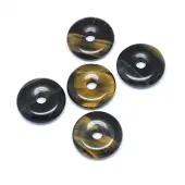 Natural Yellow Blue Tiger Eye(Dyed & Heated) Pendants