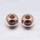 Round 925 Sterling Silver Spacer Beads