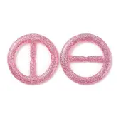 Flat Round Resin Buckle Clasps