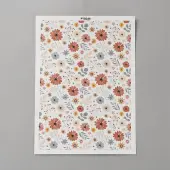 Flower Pattern Polymer Clay Water Transfer Paper