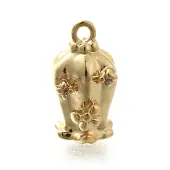 Brass Micro Pave Cubic Zirconia Pendants