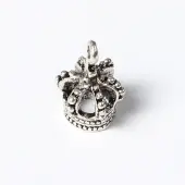 Tibetan Style Alloy Crown Pendants