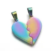 304 Stainless Steel Split Pendants
