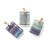 Natural Fluorite Pendants