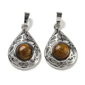 Natural Tiger Eye Pendants