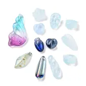 Mixed Styles & Shapes Glass Cabochons/Pendants/Links/Beads