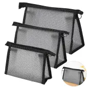 3Pcs 3 Style PVC Transparent Waterproof Makeup Storage