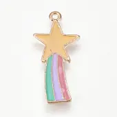 Alloy Enamel Pendants