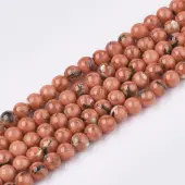 Assembled Synthetic Turquoise and Shell Beads Strands