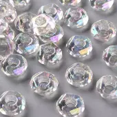 Transparent Acrylic European Beads