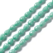 Faceted Glass Beads Strands
