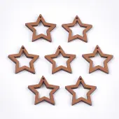 Painted Poplar Wood Pendants