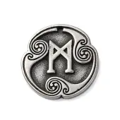 Rune Letters Alloy Pendants