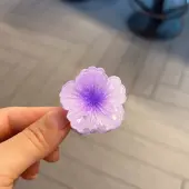 Flower Plastic Claw Hair Clips