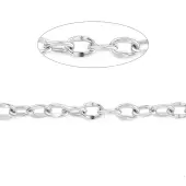 Tarnish Resistant 304 Stainless Steel Dapped Cable Chains