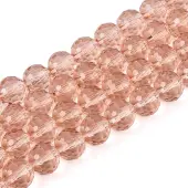 Transparent Glass Bead Strands