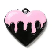 Spray Painted Alloy Pendants