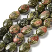 Natural Unakite Beads Strands