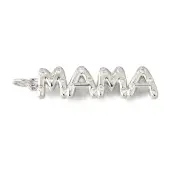 Brass Micro Pave Cubic Zirconia Pendants