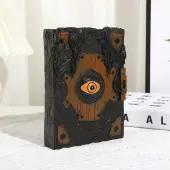 Halloween Demon Eye Horror Book Home Decor Resin Craft Ornament Evil Book Atmosphere