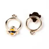 Zinc Alloy Enamel Pendants