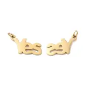 Ion Plating(IP) 304 Stainless Steel Charms