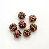 Resin Rhinestone Beads