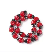 Handmade Lampwork Beads Strands with Bubble bag